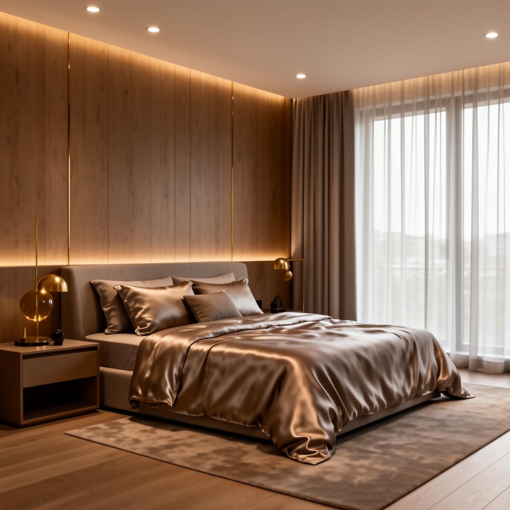 Silk & Gold Suite - Master Bedroom